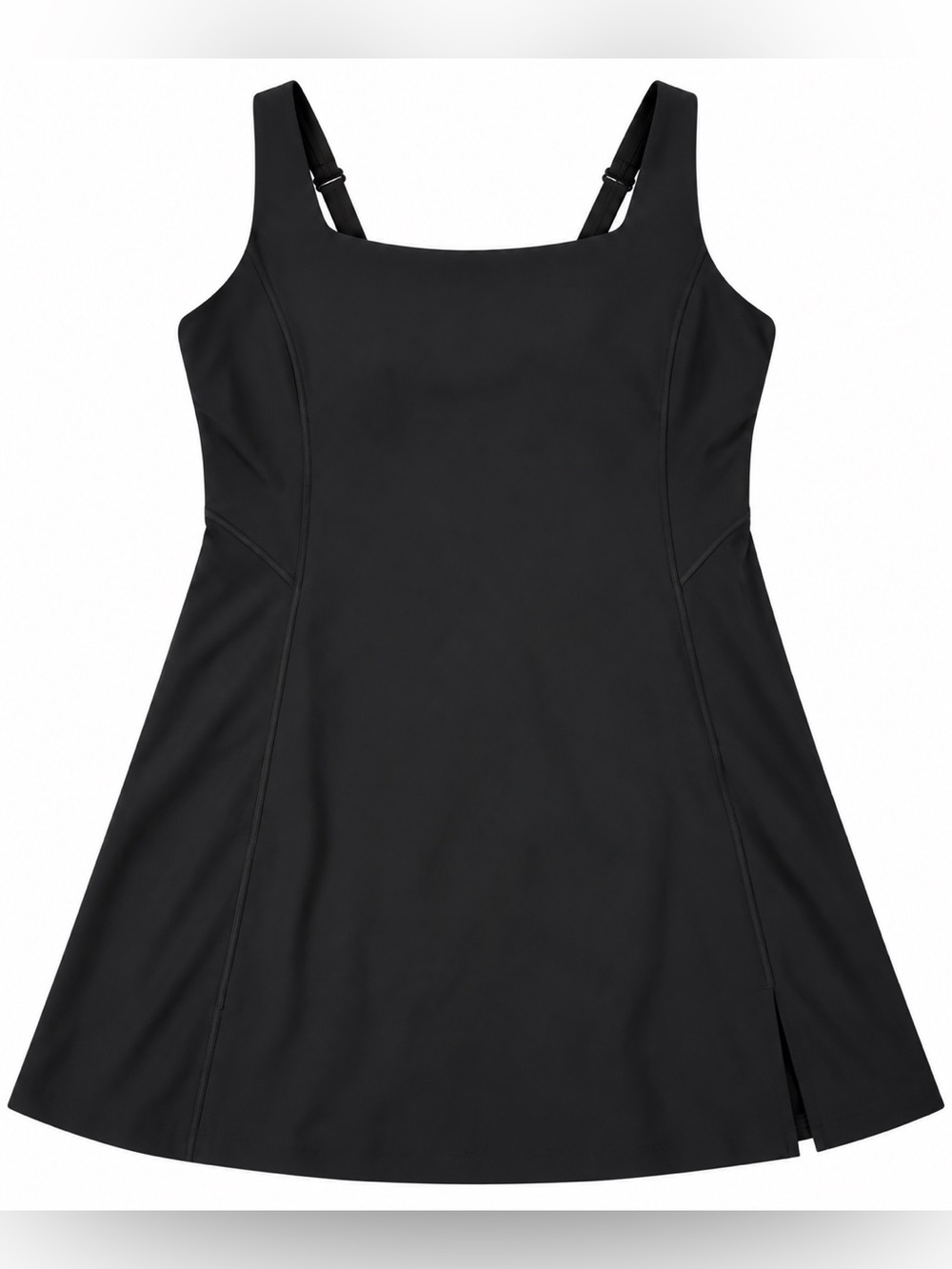 YPB SculptLUX Women’s Black Athletic Dress XXL Built-In Shorts Adjustable Straps